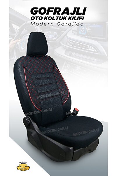 Modern Garaj Renault R9 Broadway R12 Toros, R11 Flash, R19 Europa Gofrajlı Oto Koltuk Kılıfı Seti