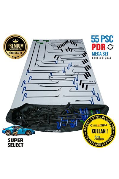 ARIKPDRTOOLS 59 Parça Boyasız Göçük Onarım Seti Profosyonel Seri