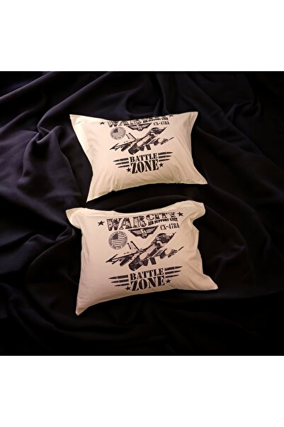 ŞENER HOME 100% Pamuk Poplin Warcity 2-pakovanje Jastučnica 50x70 cm