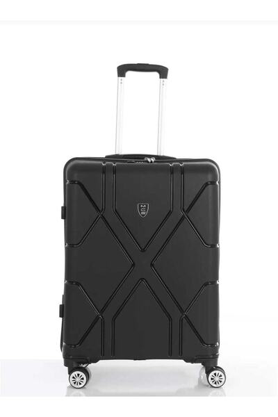 MÇS V375 Polipropilen ( Pp ) Kasa Siyah 3'lü Set Valiz