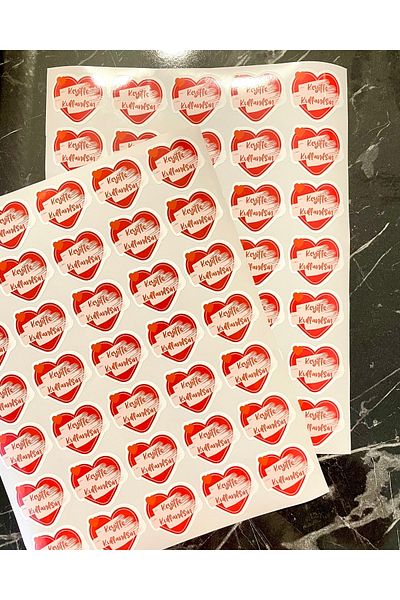 Hayal.kirtasiyesi Enjoy Using It Sticker 5~cm 35 Pieces Specially Cut Adhesive Label, Opaque Sticker