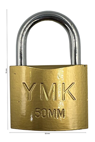 yuma kilit Ymk قفل خطاف قصير أصفر 1 عبوة (6 قطع) 50 ملم