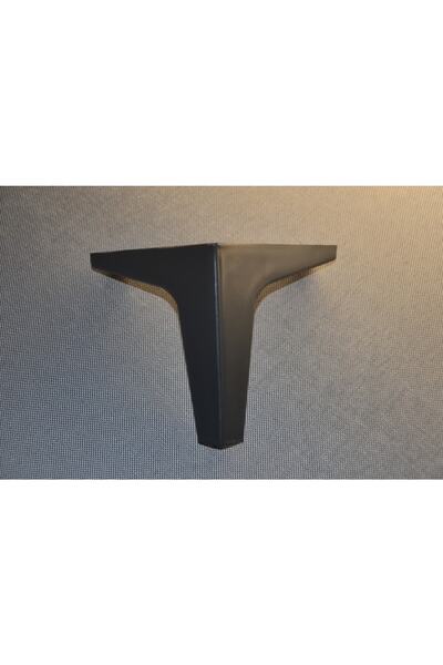 BafArt Paris Mobilya Ayağı 15 Cm 4 Adet Siyah