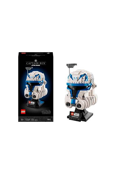 LEGO Star Wars Rex Captain Helmet - 75349 Collectible Display Model Building Kit for Adult