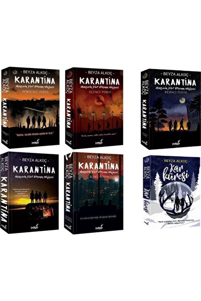 İndigo Kitap Karantina Serisi 5 Kitap Ve Kar Küresi Set ( Ciltsiz )