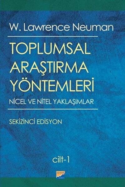 Siyasal Kitabevi Toplumsal Araştırma Yöntemleri (2 Cilt Takım)/siyasal