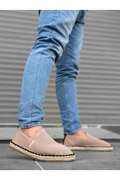 BPM Ba0224 Boa Confortabil Talpă Plată Tricotaj Tricotat Espadrile Pantofi Casual Bărbați din nurcă