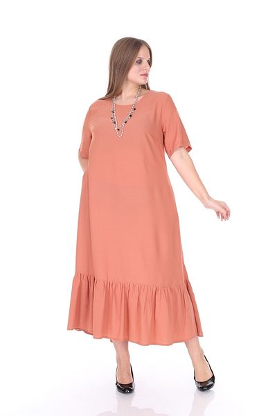 Piano Luce Women's Plus Size Skirt Ruffle Dress