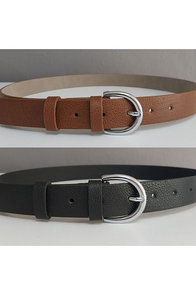 Kemerix Tan and Black Double Belt