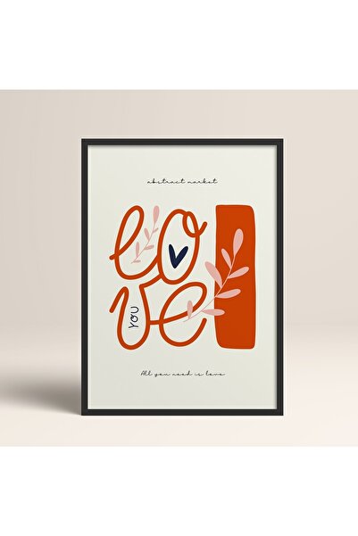 HOMEPACK Siyah Ahşap Çerçeveli Tablo Çerçeveli Poster Sanatsal Modern Duvar D...