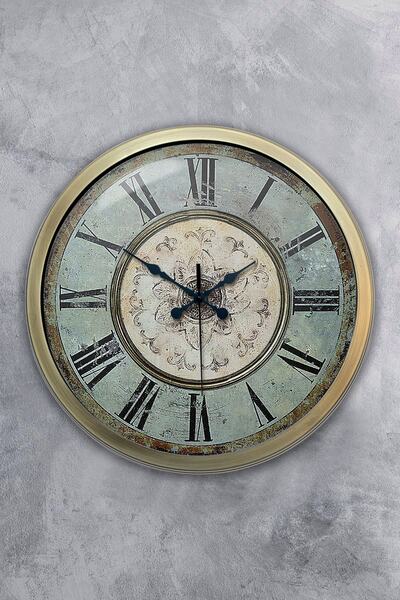 Genel Markalar 40 Cm Eskitme Metal Dekoratif Duvar Saati