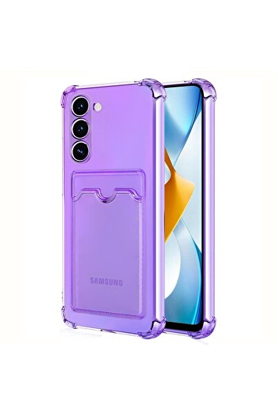 Microsonic Samsung Galaxy S23 Card Slot Shock Kılıf Lila