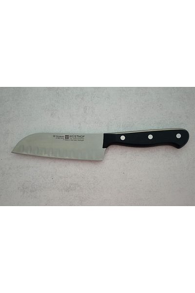 Solingen Wüsthof Gourmet Santoku Knife Corrugated 14cm