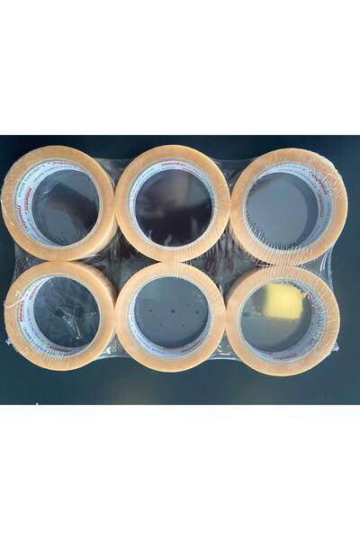 Monta Şeffaf Bant 25 Mm X 66 Mt 6'lı Paket