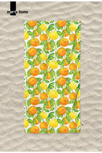 Marte Home الحمضيات - منشفة الشاطئ المطبوعة
