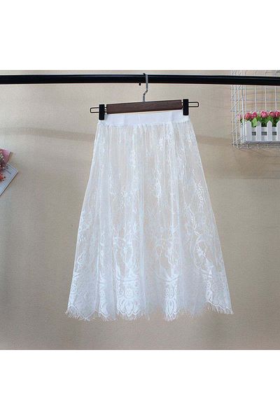 ZEKAS FASHION Δαντέλα Ammica Φούστα