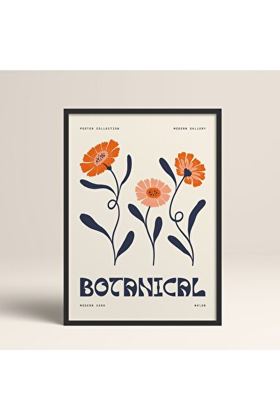 HOMEPACK Crna slika u drvenom okviru, uokviren poster, umetnički moderni zidn...