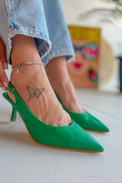 shopcolic 467 Zara Model حذاء نسائي مريح بكعب يومي