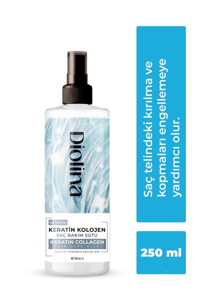 DİOLİNA Keratin Kolajen Saç Bakım Sütü 250ml