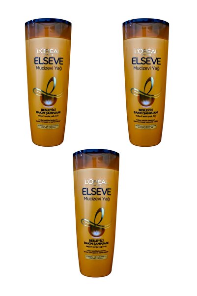 ELSEVE L’oréal Paris Normal Ve Kurumaya Eğilimli Saçlar Bakım Şampuanı (400ml) X 3 Adet