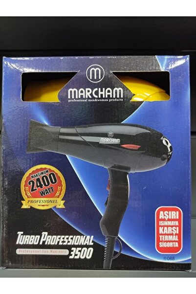 Marcham Profesyonel Fön Makinesi Sarı 2400 Watt 270413