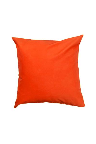 Elyaf Sepeti Waterproof Cushion Pouf Cushion Floor Cushion Chair Cushion -50X50 Orange