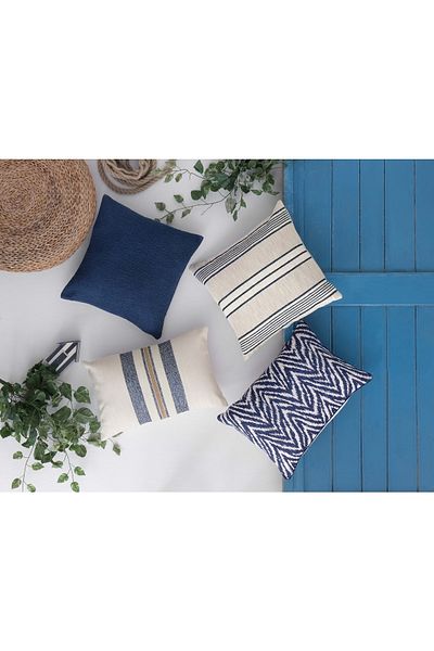 Sarev Pernă decorativă Elroy 35/55 Albastră