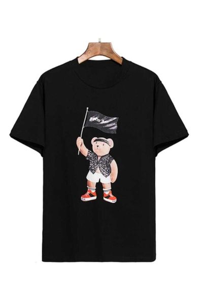 Buy Palm Angels White Pirate Bear Loose T-shirt - Complete Price
