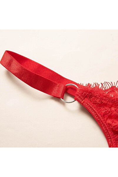 Mk Claws Stefani Bralet Dantela Florala Set Sutien cu Sarma + Cadou Surpriza Bijuterii