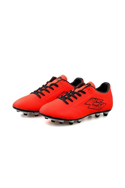 Lotto Moment Fg 3fx Orange Black Men's Cleats Football Shoes