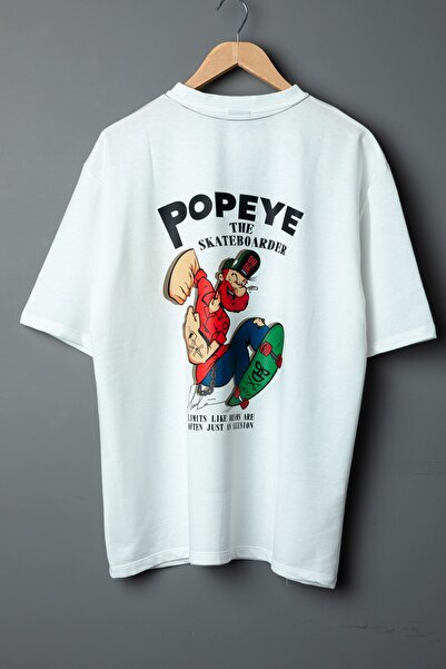 Wolters Outdoors Erkek Temel Reis ;) Oversize Baskılı Pamuklu Bisiklet Yaka Kısa Kollu T-shirt