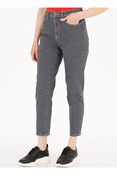 U.S. Polo Assn. Talie normală Picior normal Pantaloni confortabili din denim pentru femei Indigo Rıves23y-g