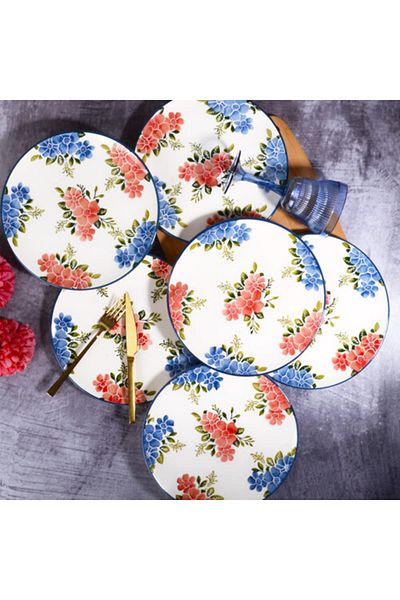 Kosova 26 Cm Fresh Flower-05 Serving Plate Prt-2105