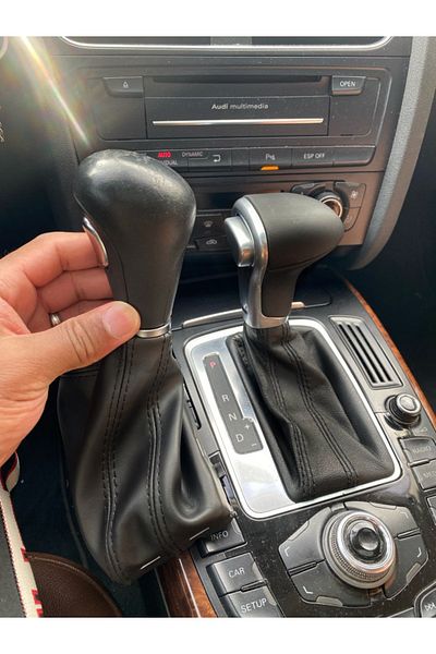 GCP German Car Parts مقبض ناقل الحركة الأوتوماتيكي باللون الأسود لأودي Q5
