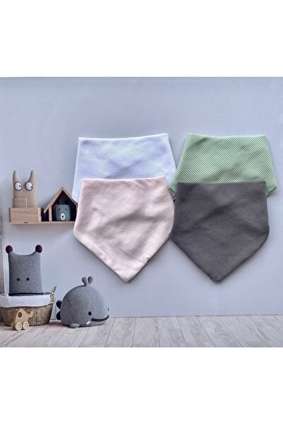 Peri Masalı 100% Organic Cotton Double Layer Baby Drool Bib & Scarf with Two ...