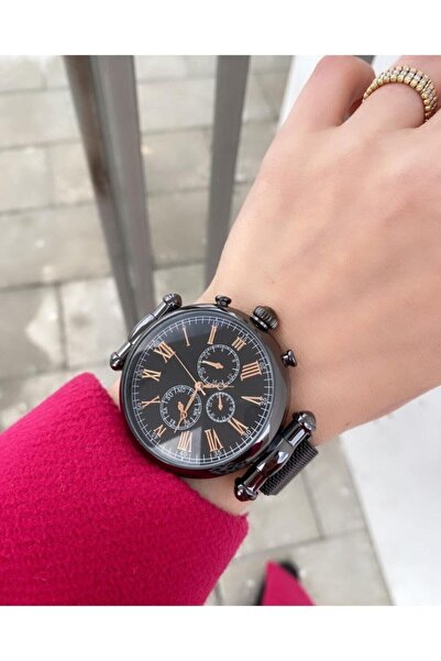 Spectrum Unisex Black Wristwatch