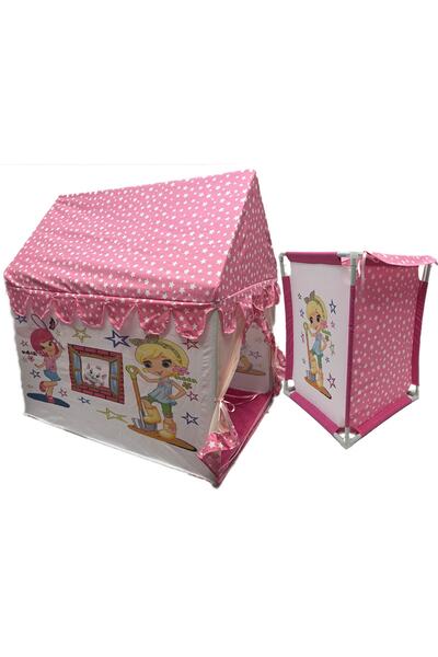 Genel Markalar Pembe Rüya Çiçekçi Kızlar Oyun Çadırı ve Sepetli Set