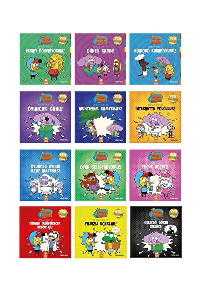 Eksik Parça Çocuk Kral Şakir Ilk Okuma Kitapları 12 Kitap Set