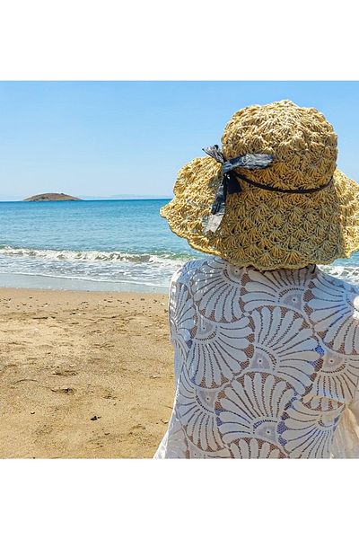 Spagettiyarn Χάρτινο νήμα Χακί Πλεκτό Χέρι