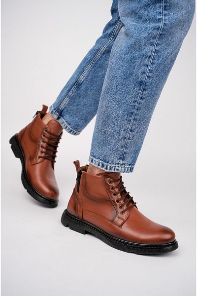Deripabuc Genuine Leather Tan Men's Leather Boots Mrd15-0505