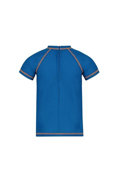 Adasea Crab Patterned T-Shirt Shorts Two-piece Swimsuit