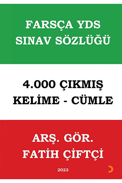 Cinius Yayınları Farsça Yds Sınav Sözlüğü & Fatih Çiftçi