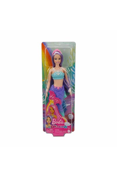 Barbie Dreamtopia Deniz Kızı Bebekler - Mor Saç-pembe Taç