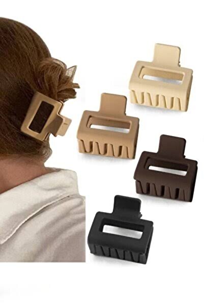MAKSESUAR Women's Set of 4 Medium Size Square Latch Clasps