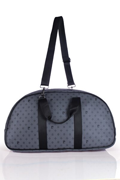 Pierre Cardin 04pc001206 El Valizi Bavul Spor Çantası Valiz Baskılı Gri