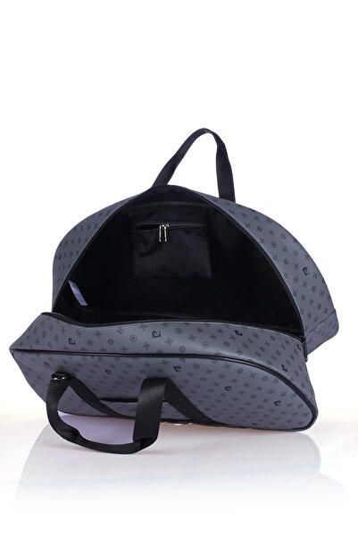 Pierre Cardin 04pc001206 El Valizi Bavul Spor Çantası Valiz Baskılı Gri