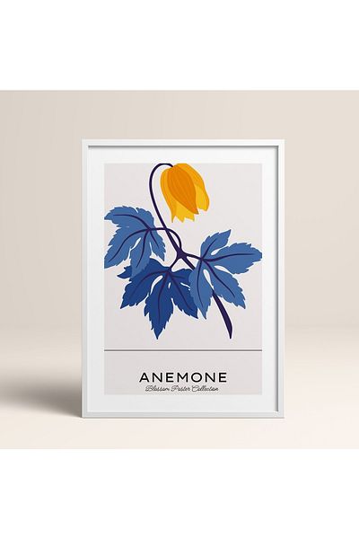 HOMEPACK Înramă Flori înflorite Flori abstracte Pictură de artă modernă