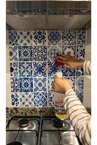 Akıllı Kağıt Tezgah Arası - Ocak Arkası Kaplama 60x60 Cm (model 11)