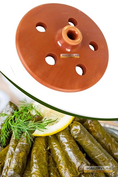 Kalsiyum Mood Kiremit Toprak Dolma Sarma Pişirme Taşı Kapağı Sırlı Delikli Fırınlanmış Yaprak Sarma Kapak