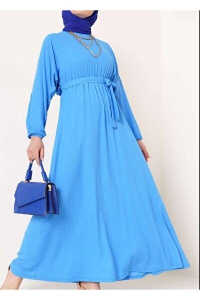 akkanatbutik فستان ملفوف بأكمام الخفاش